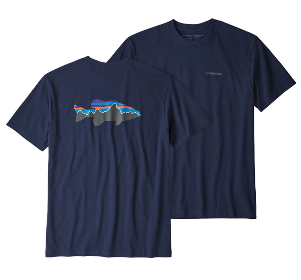 Fitz Roy Smallmouth Responsibili-Tee Classic Navy Fitz Roy Smallmouth Responsibili-Tee Classic Navy